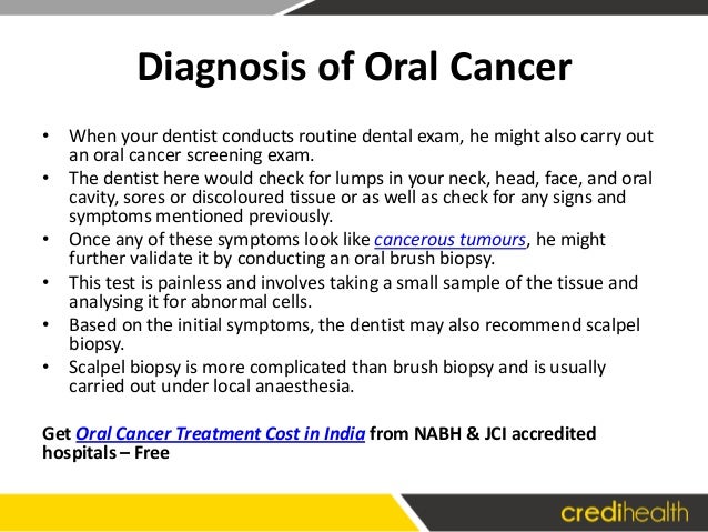 Treatment Mouth cost cancer